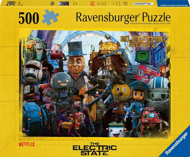 Detalle de Ravensburger Puzzle 12001491 „Drones Never! Bots Forever!“ mit 500 Teilen