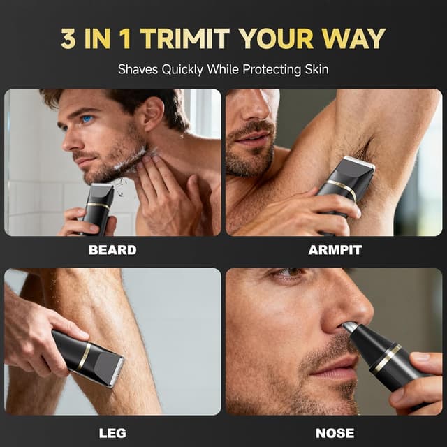 Detalle 2 de 3-in-1 Beard Trimmer Set, 90 min