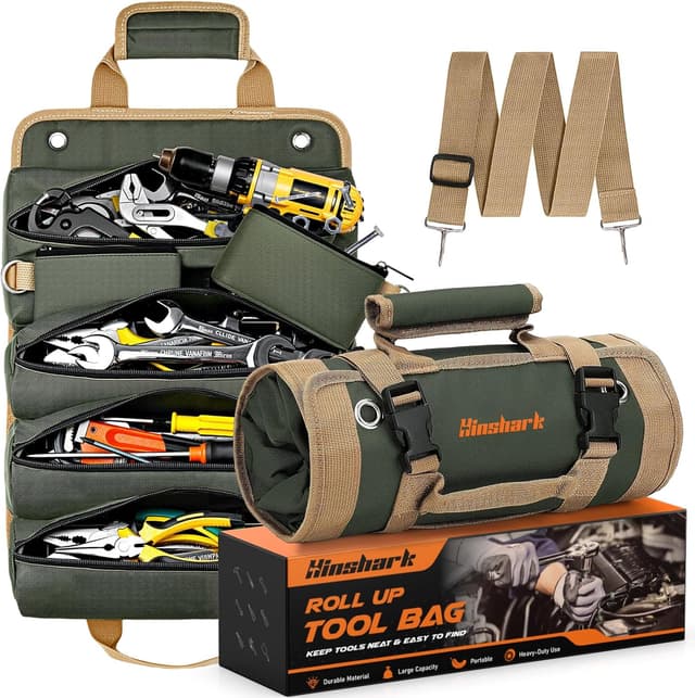 Imagen de Hinshark Roll-Up Tool Bag 12 pockets en OfertitasTOP