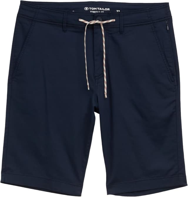 Detalle 2 de TOM TAILOR Bermuda Shorts Uomo in cotone: comfort con coulisse