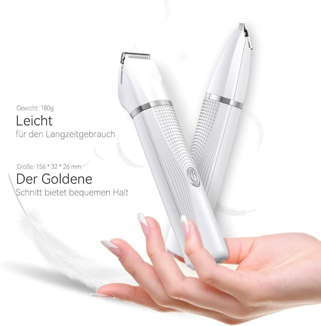 Detalle 2 de Bautrium Leise Schermaschine Katze Set USB‑C Aufladung