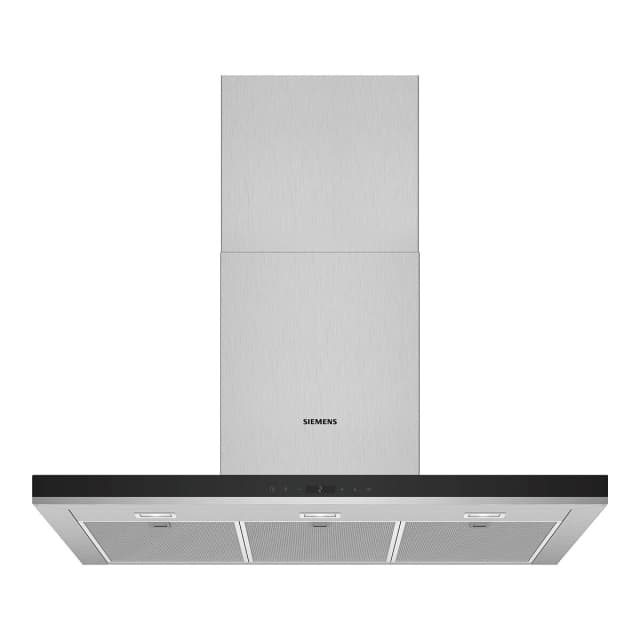 Detalle de Siemens LC97BHP50 campana decorativa de pared con 5 niveles de extracción (reacondicionado Grado D)