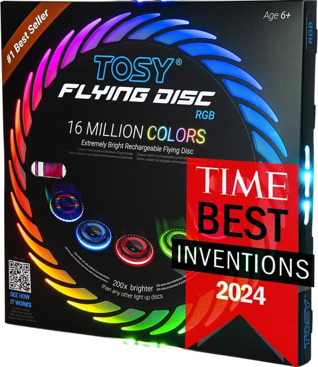 Detalle de TOSY Frisbee RVB 16,7 millions de couleurs