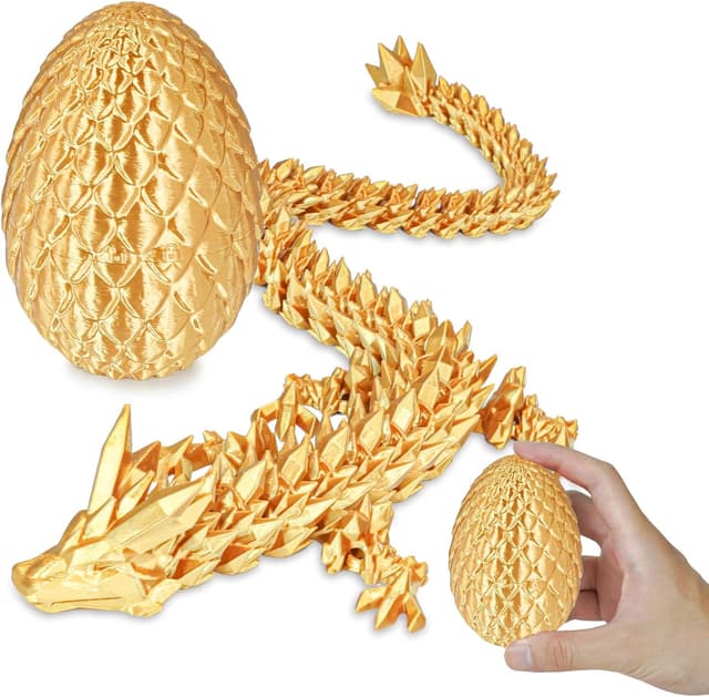 Detalle de Überraschungs-Drachenei mit Drache 3D-Fidget