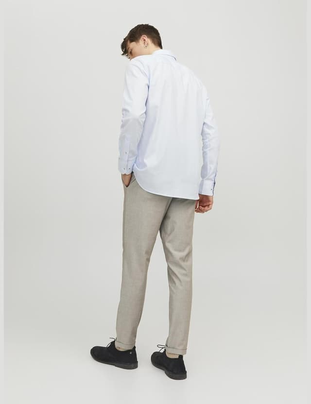 Detalle de JACK & JONES Mens Marco Conner Tartan Chino-Hose Slim Fit