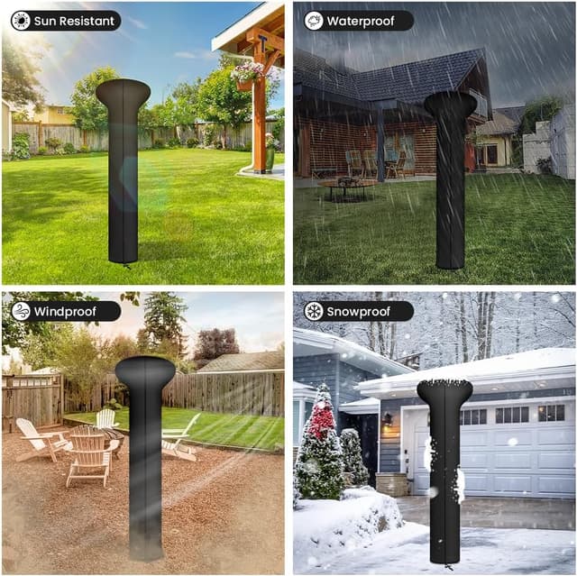 Detalle 2 de AOOWU Patio Heater Cover 210D