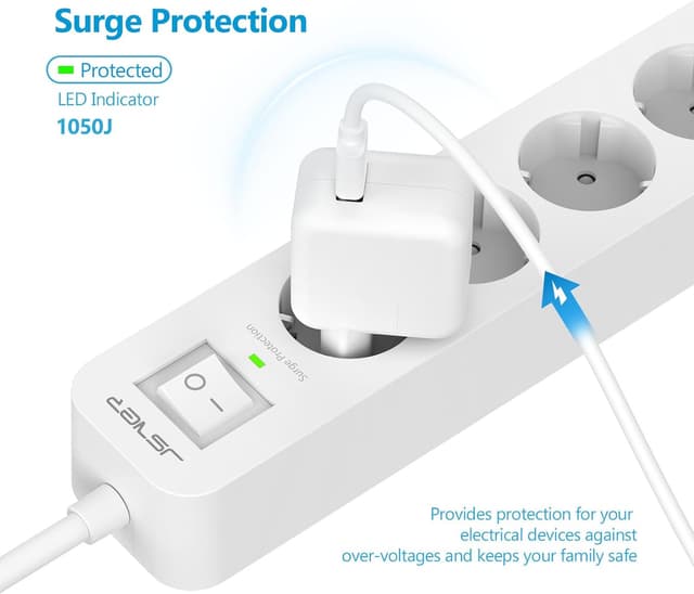 Thumbnail 2 de JSVER Parasurtenseurs Multiprise USB C