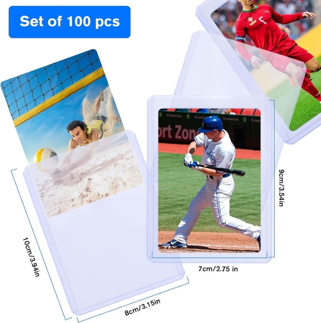 Thumbnail 4 de Protèges Cartes Toploaders 100 Pièces Transparent