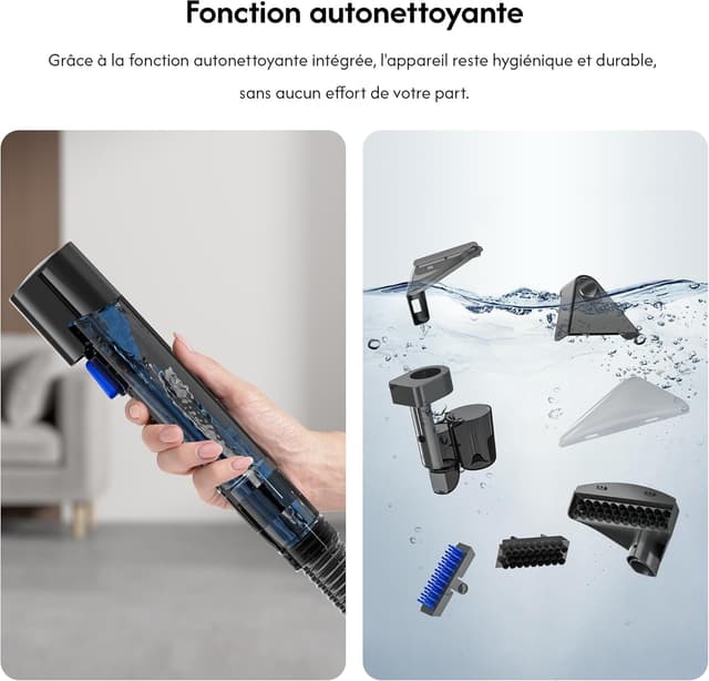 Thumbnail 6 de Blutan B Flowyfresh Waschsauger für Polster, Teppich, Fenster und Auto – Nass-Trockensauger mit 13 kPa und 1,8 l + 0,8 l Tanks