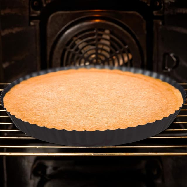 Detalle 2 de Relaxdays Molde Quiche Set 🥧, 3 Platos Antiadherentes