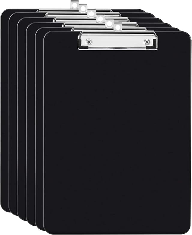 Detalle de A4 Klemmbrett 6er Pack 📋