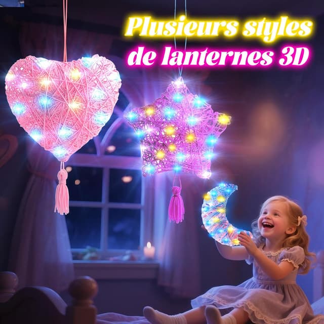 Thumbnail 1 de Kit 3D string art enfant 6 ans