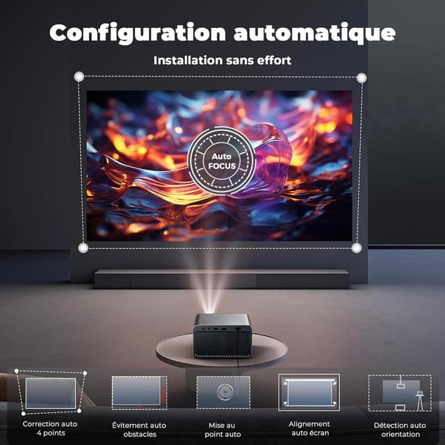 Detalle 2 de Projecteur 4K 1300 ANSI avec WiFi 6