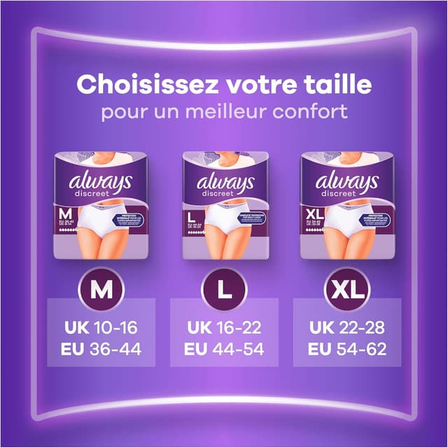 Thumbnail 6 de Always Discreet Culottes incontinence 40