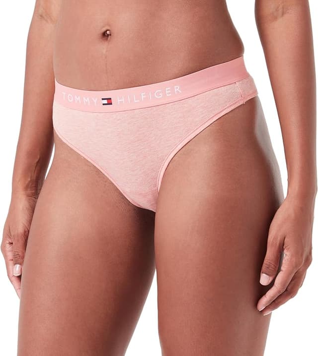 Detalle de Tommy Hilfiger Tanga String azul Iron Blue, L 🩲