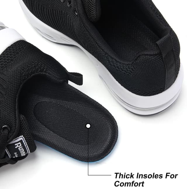 Detalle 2 de Womens Trainers Arch Support Comfort Mesh Running Shoes with Memory Foam Insole