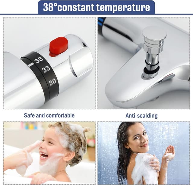 Detalle 2 de Hausharbor Mitigeur Thermostatique 38°C