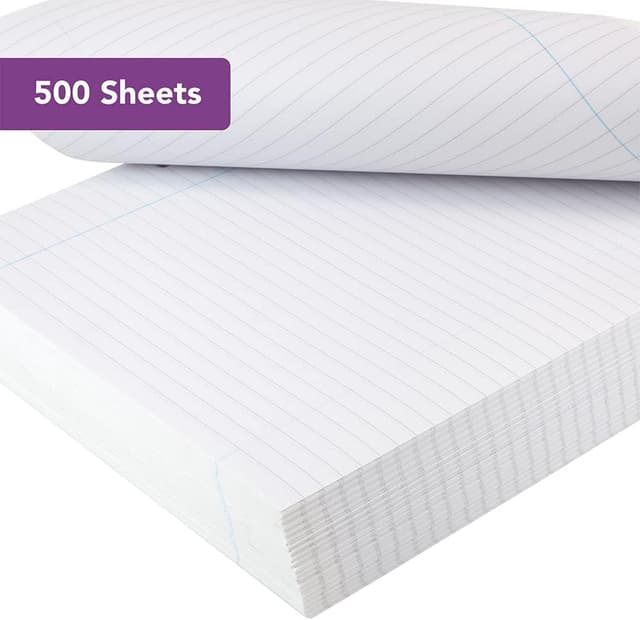 Detalle de A4 ruled loose leaf paper 8mm, 500 sheets