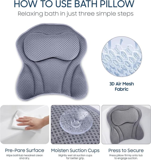 Thumbnail 6 de ADOV Luxury Bath Pillow