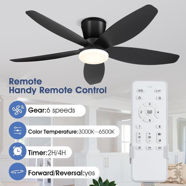 Detalle 2 de Surtime 42-Inch Ceiling Fan with Lights