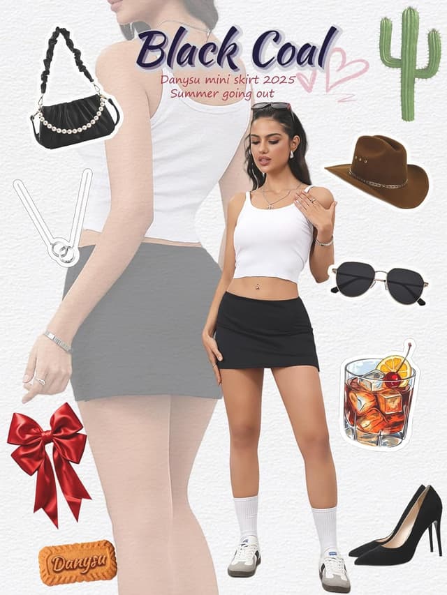 Thumbnail 6 de Danysu Stretchy Mini Skort 1 cm