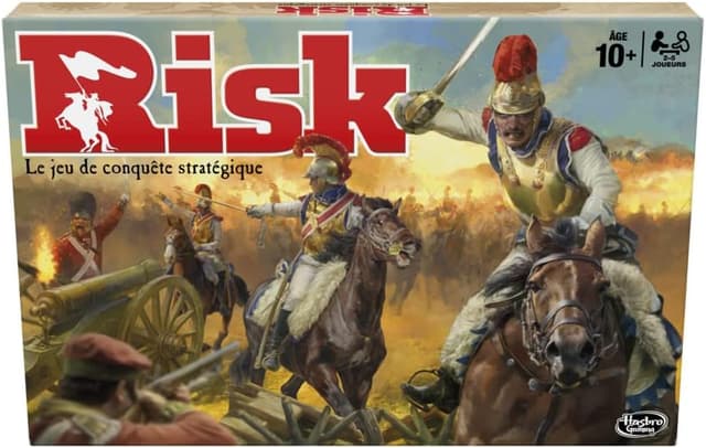 Detalle de Hasbro Gaming Risk Classic Strategy Board Game (2-5 Players) – Conquest Board Game for 10+ Year Olds