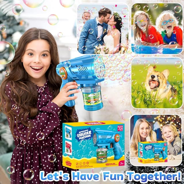 Detalle 2 de Seifenblasenmaschine ROMINVIC für Kinder mit 100 ml