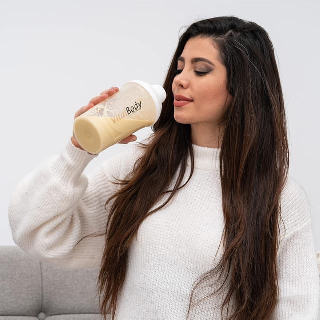 Thumbnail 6 de VitalBody+ DailyShake Fresh Banana (450 g) – vegetarischer Mahlzeitenersatz zum Abnehmen, 250 kcal pro Shake