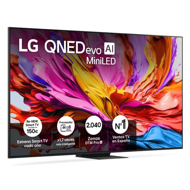 Detalle de LG 100QNED86A6 254 cm 4K QNED evo MiniLED