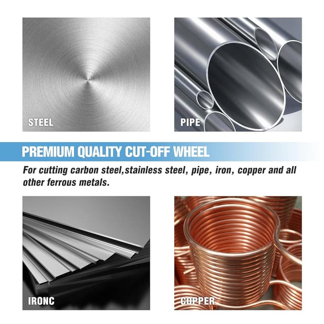 Detalle de Selead 25 PCS 125mm Metal & Stainless Cutting Discs (1.0mm) for Angle Grinders