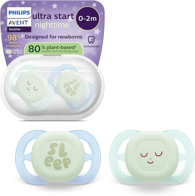 Detalle de Philips Avent Ultra Start Nighttime Soothers