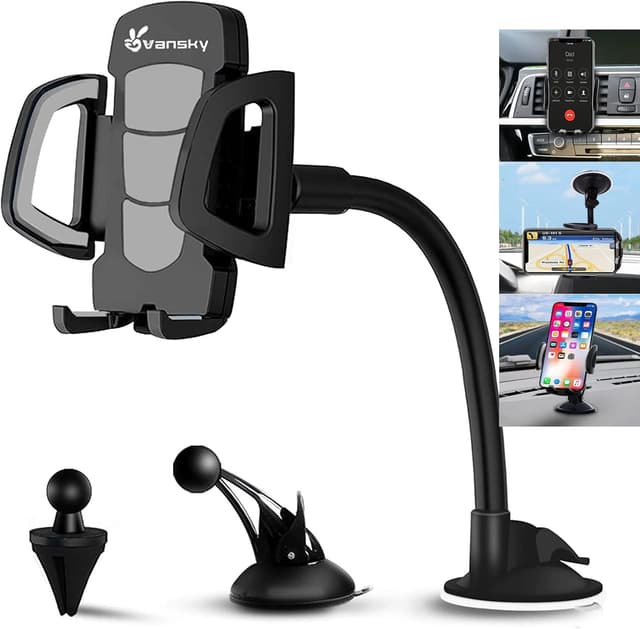 Detalle de Vansky Car Phone Holder Mount 3-in-1 for iPhone