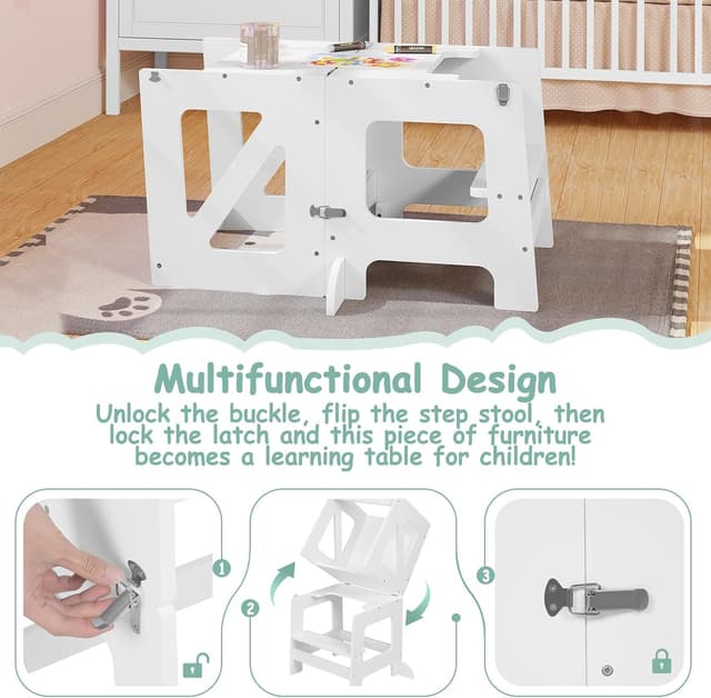 Detalle 1 de WOLTU Lernturm 3 in 1 50 kg