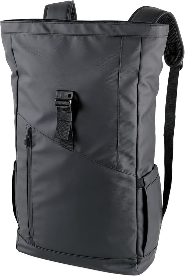 Thumbnail 2 de TROIKA Black Roll Top Rucksack 15
