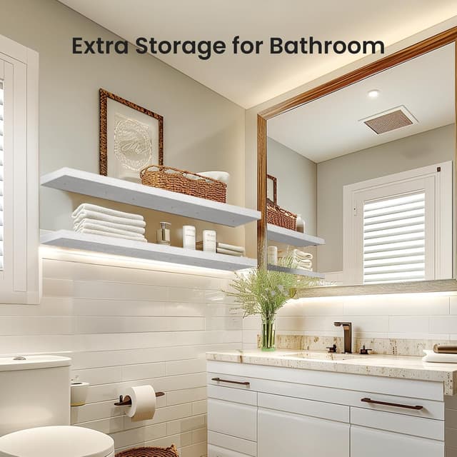 Thumbnail 6 de AMADA HOMEFURNISHING AMFS08 Floating Shelves 15.7