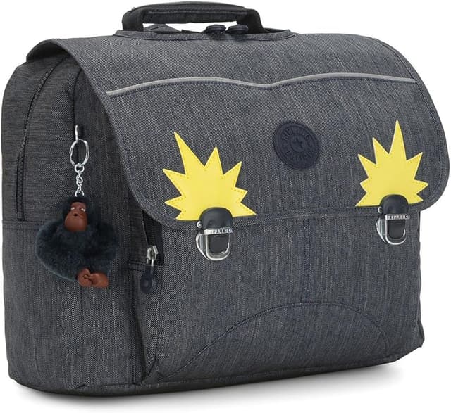 Detalle de Kipling Iniko Mochila Mediana Marine Navy 🌊