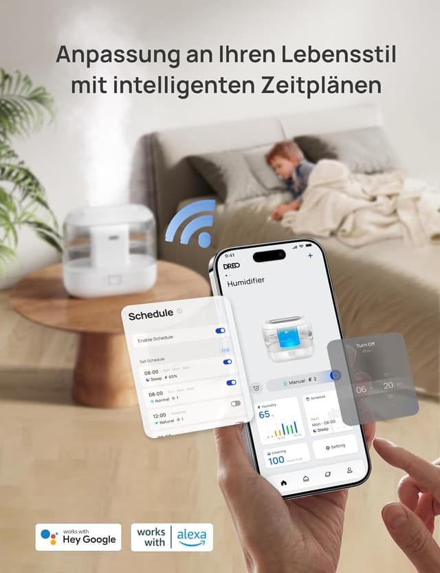 Thumbnail 6 de Dreo Schlafzimmer Luftbefeuchter 4 l
