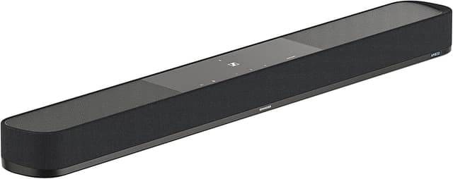 Detalle de Sennheiser AMBEO Soundbar Plus — sonido 3D envolvente