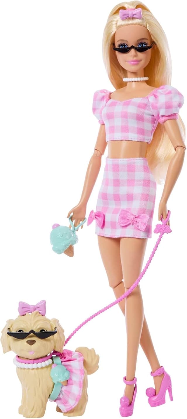 Imagen de Barbie JFP36 Poupée Looks Assortis 👗🐶📸 en OfertitasTOP