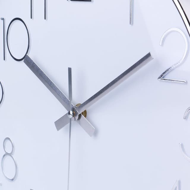 Detalle 2 de Jomparis 30 cm Modern Quartz Wanduhr