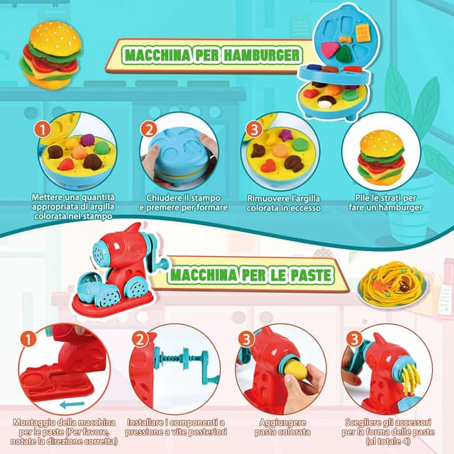 Thumbnail 3 de JONRRYIN Formine per plastilina 102 pezzi 🎨