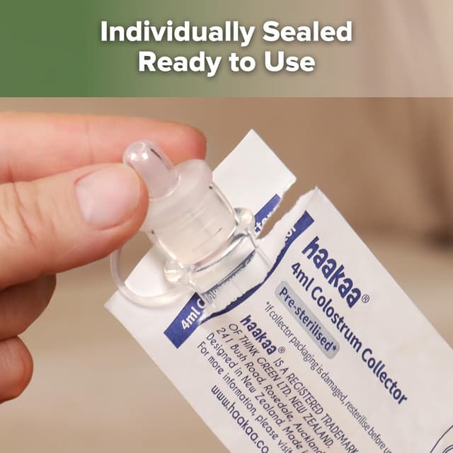 Thumbnail 5 de haakaa Silicone Colostrum Collector Kit 4ml 👶