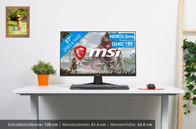 Thumbnail 18 de MSI MAG 274QFDE 27 Zoll QHD Gaming Monitor