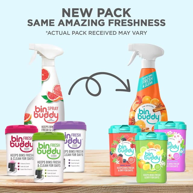 Detalle 2 de Bin Buddy Citrus Bin Freshener Powder 450g 🍊