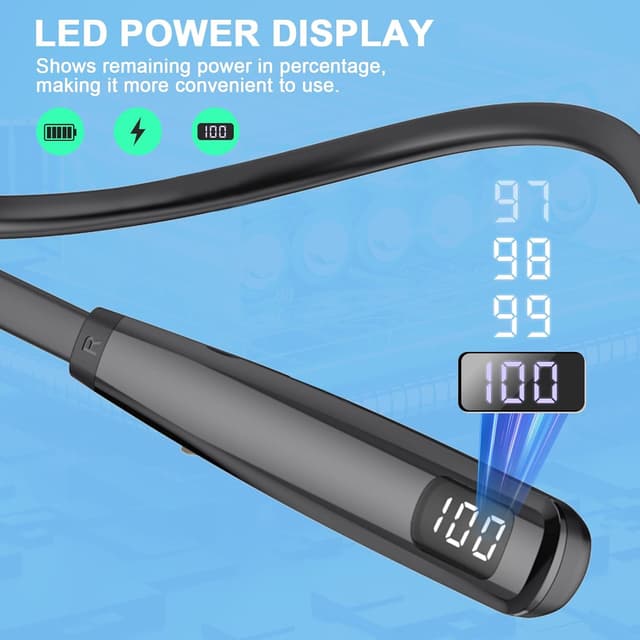 Thumbnail 4 de Nsyee Bluetooth 5.4 Neckband Earphones 80h