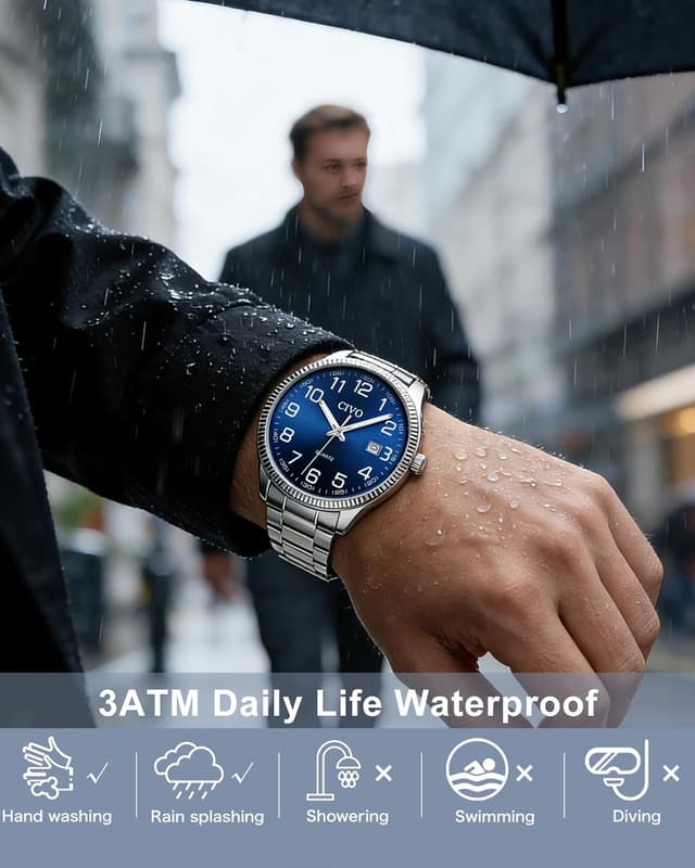 Detalle de CIVO Montre facile à lire, 39 mm