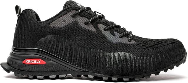 Detalle 1 de Kricely Men’s Trail Running Shoes for Walking, Hiking & Cross Training