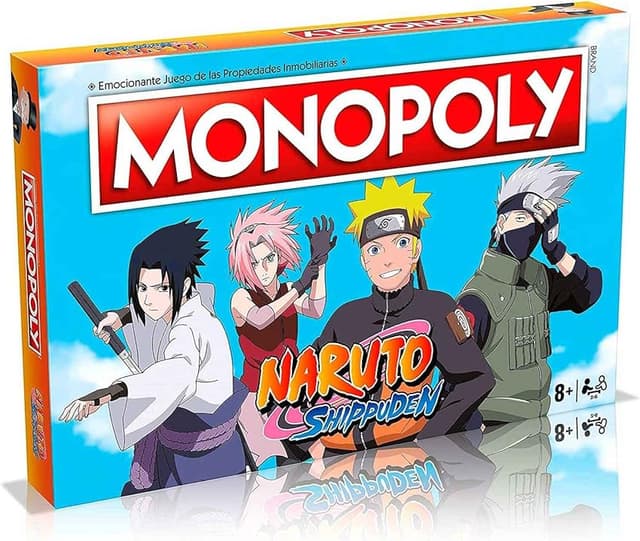 Detalle de WINNING MOVES Monopoly Naruto Shippuden - ¡Diversión en cada jugada! 🎲
