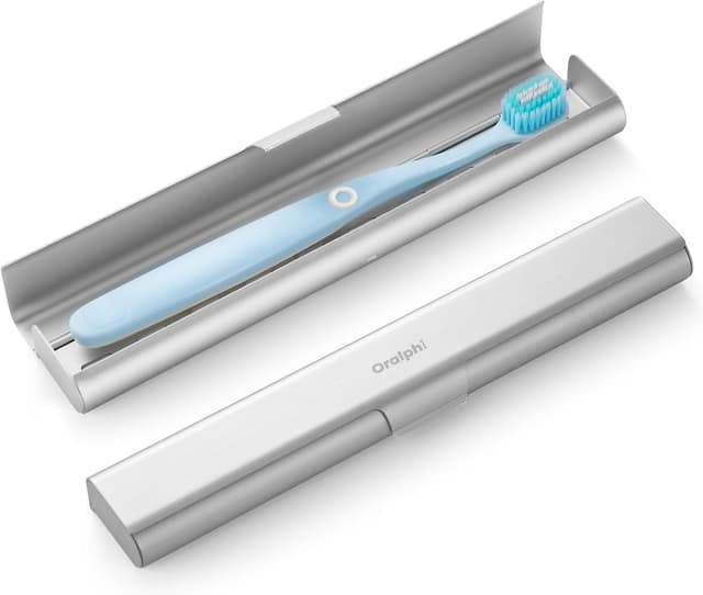 Imagen de Oralphi Alu-Zahnbürstenetui 21 x 3,3 x 1,8 cm en OfertitasTOP