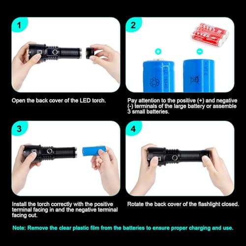 Thumbnail 6 de Carehabi XHP160 Linterna LED recargable 100000 lúmenes 🔦